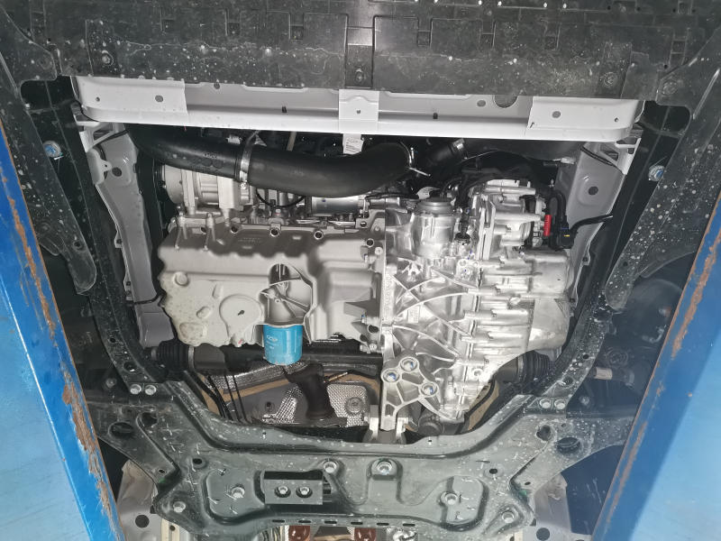Защита картера двигателя и кпп для Chery Arrizo 8 2022 - , сталь 2 мм