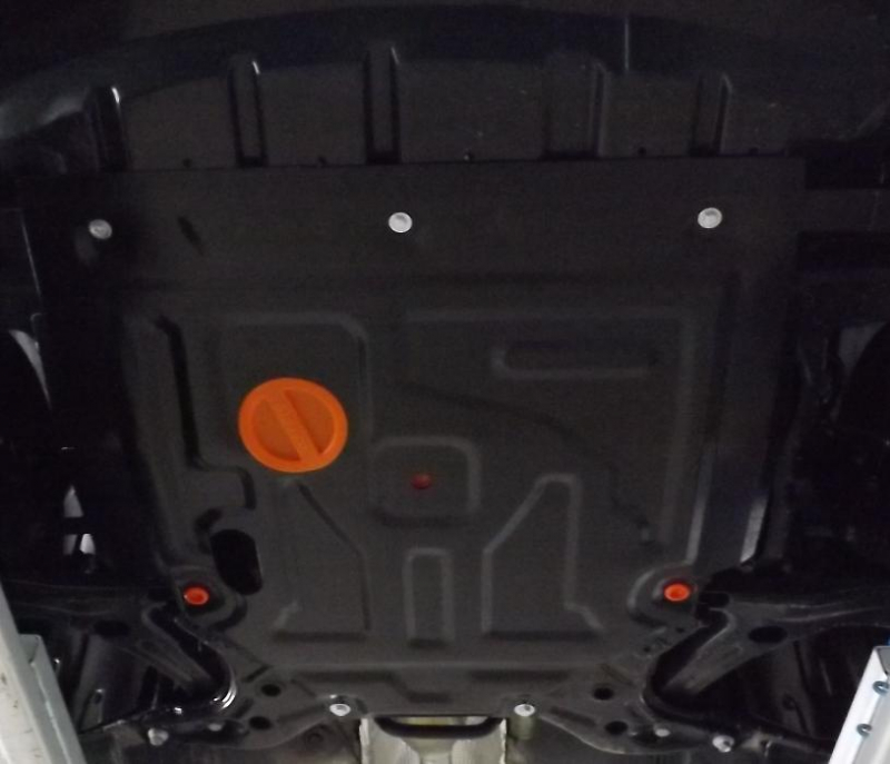Защита картера двигателя и кпп для Geely Emgrand 7/EC7 2015-2018, сталь 2 мм