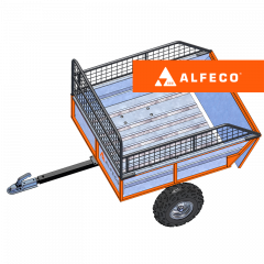 Прицеп для квадроцикла одноосный двухколёсный FG 1x2-200