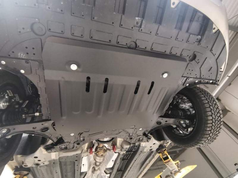 Защита картера двигателя и кпп для автомобилей Российского рынка Geely Emgrand 2021 - , сталь 2 мм