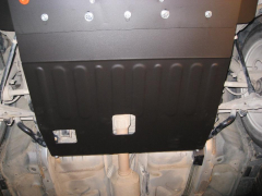 Защита картера и КПП (2 части) для Rover 25 1999-2005 - , сталь 2 мм