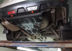 Защита заднего бампера для Nissan X-Trail (T31) 2007-2015 - , сталь 2 мм
