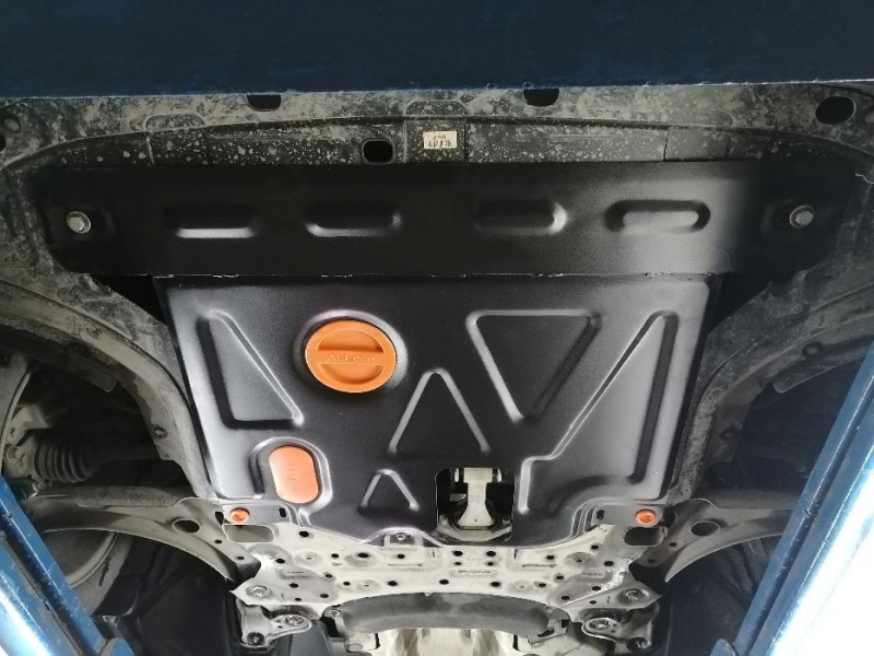 Защита картера двигателя и кпп для автомобилей Российского рынка Kia Seltos 2019-2022, сталь 2 мм
