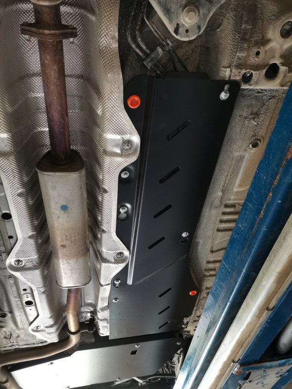 Защита топливопровода (2 части) для MG 6 2020 - , сталь 2 мм