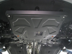 Защита картера двигателя и кпп для Hyundai Santa Fe III 2012-2019, сталь 2 мм