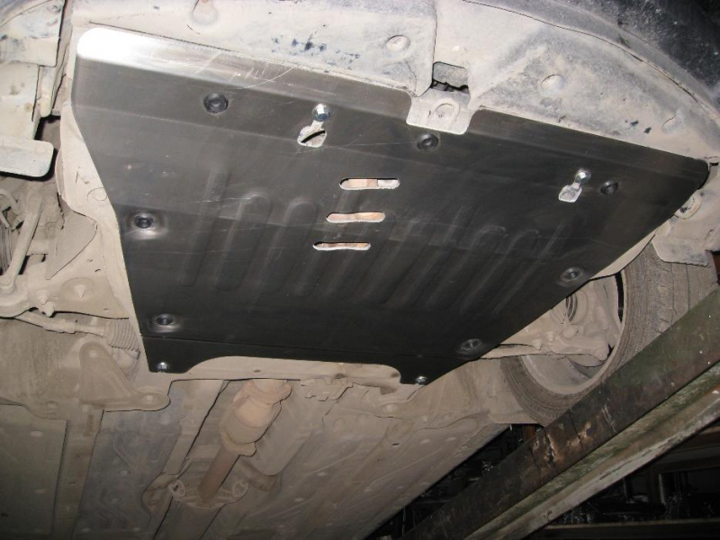 Защита картера двигателя и кпп для Hyundai Sonata V(NF) 2005-2010, алюминий 4 мм