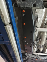 Защита топливопровода (2 части) (правый руль) для Toyota Prius (ZVW50) 2015-2023, алюминий 4 мм Защита топливопровода (2 части) (правый руль) для Toyota Prius (ZVW50) 2015-2023, алюминий 4 мм